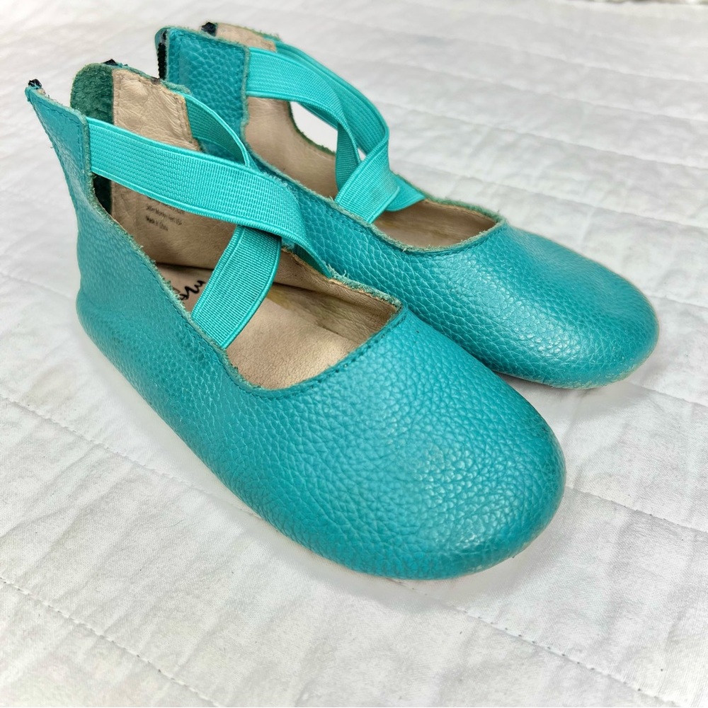 Ballet style leather flats - monkey feet